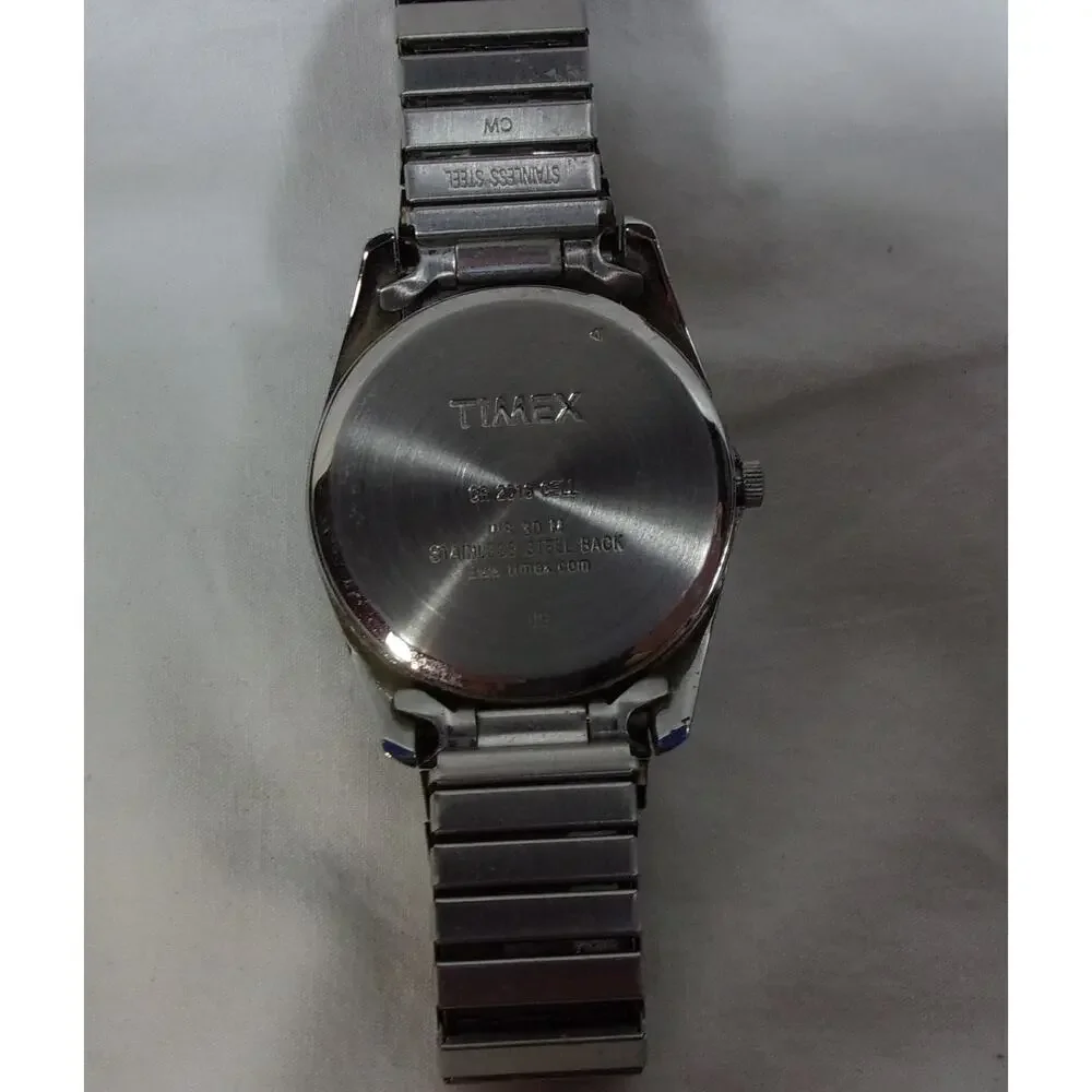 LOT OF TWO MEN'S WATCHES ONE RUMOURS QUARTZ ONE TIMEX INDIGLO-BOTH WORKING